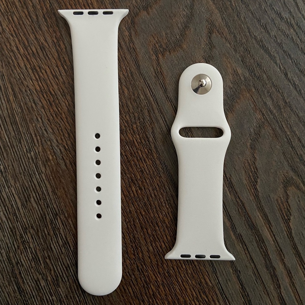 White watch band for Apple Watch